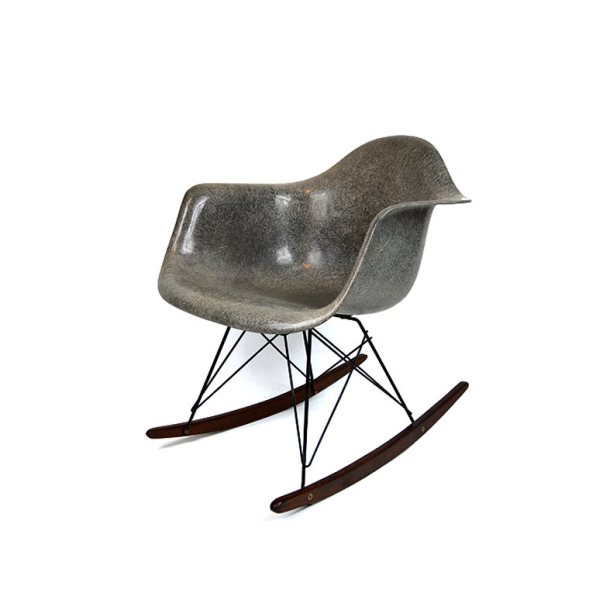 rocking chair elephant grey eames 1950